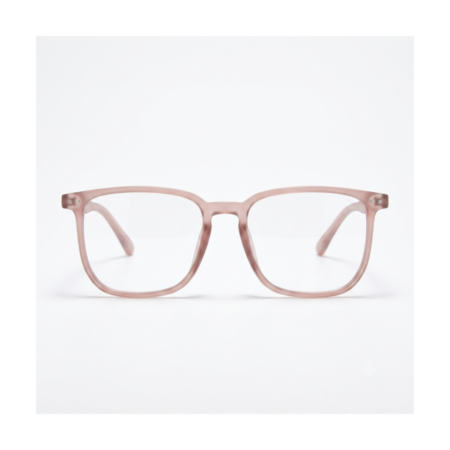 Gafas Acetato Rosa Cuadrada — montura de moda premium | Aeon Lifestyle
