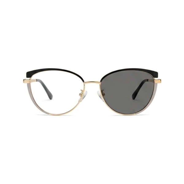 Gafas Cat-Eye Negra Dorada — montura de moda premium | Aeon Lifestyle