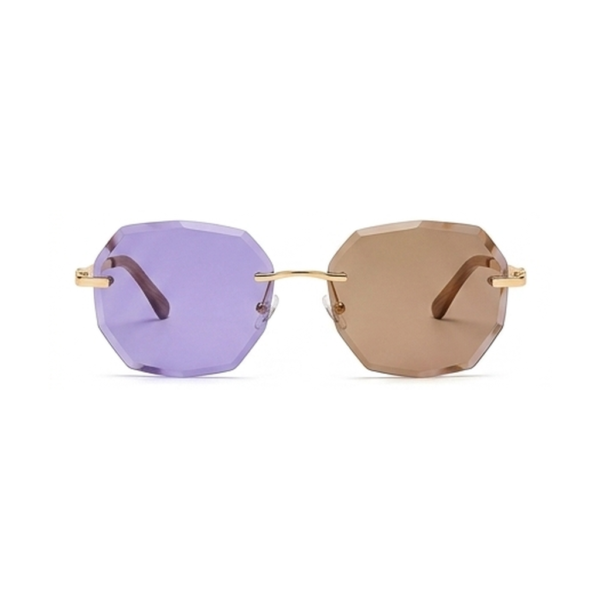 Gafas Sin Marco Lila Marrón — montura de moda premium | Aeon Lifestyle