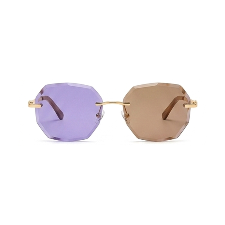 Gafas Sin Marco Lila Marrón — montura de moda premium | Aeon Lifestyle