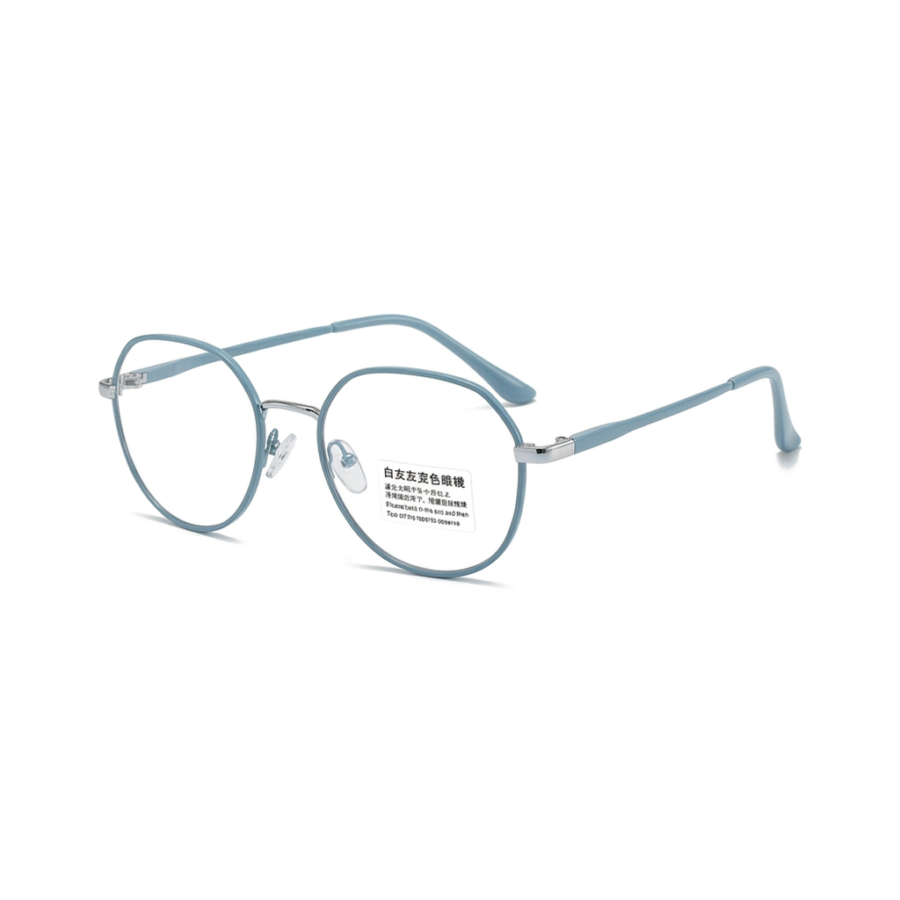 Gafas Sin Marco Azul Redonda — montura de moda premium | Aeon Lifestyle