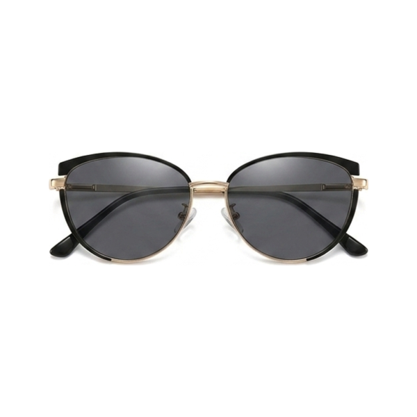 Gafas Cat-Eye Negra Dorada — gafas de sol con protección UV400 | Aeon Lifestyle