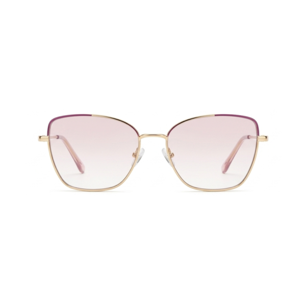 Gafas Cat-Eye Rosa Dorada — gafas fotocromáticas que se oscurecen al sol | Aeon Lifestyle