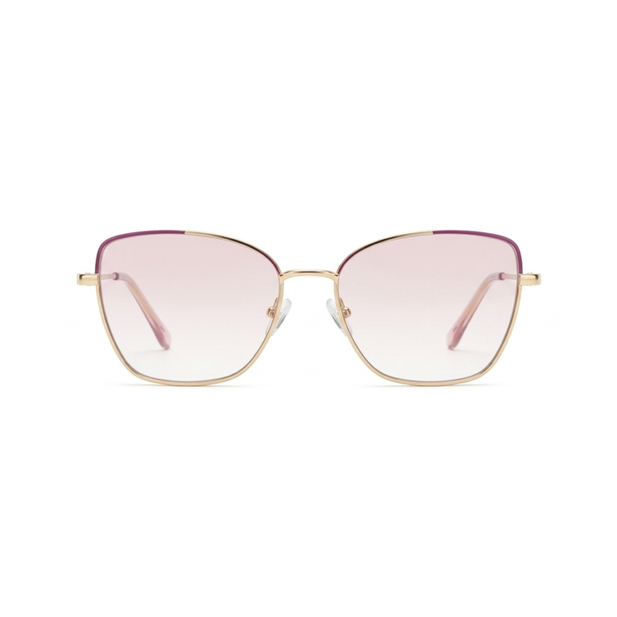 Gafas Cat-Eye Rosa Dorada — gafas fotocromáticas que se oscurecen al sol | Aeon Lifestyle