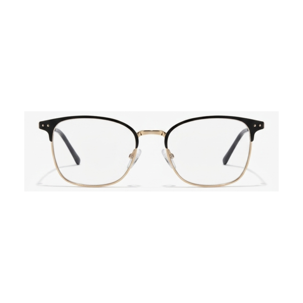 Gafas Browline Negra Dorada — montura de moda premium | Aeon Lifestyle