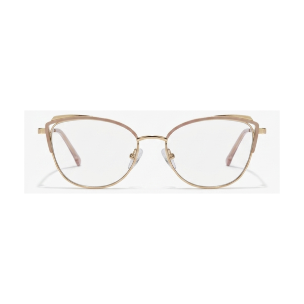 Gafas Cat-Eye Beige Dorada — montura de moda premium | Aeon Lifestyle