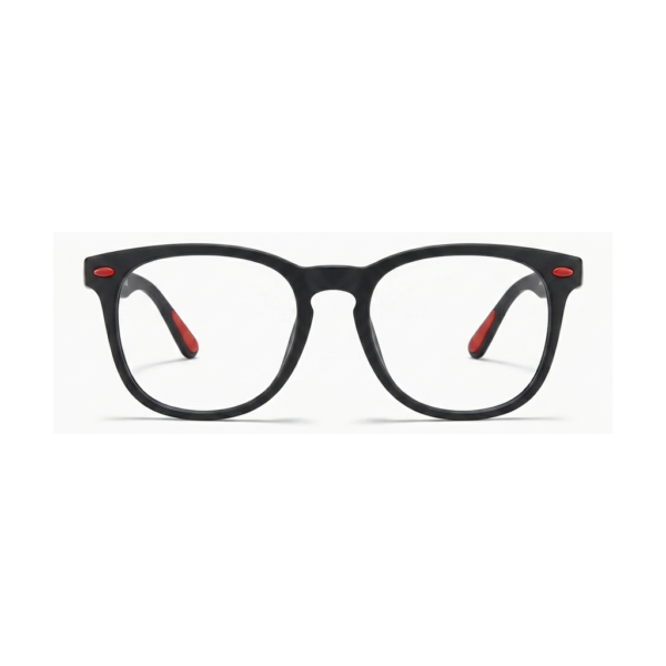 Gafas Wayfarer Negra Roja — montura de moda premium | Aeon Lifestyle
