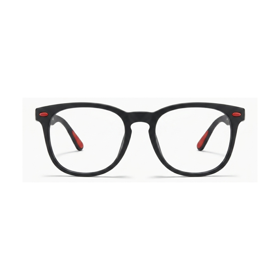Gafas Wayfarer Negra Roja — montura de moda premium | Aeon Lifestyle