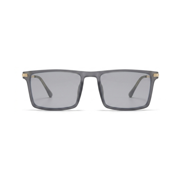 Gafas Rectangular Gris Dorado — gafas de sol con protección UV400 | Aeon Lifestyle