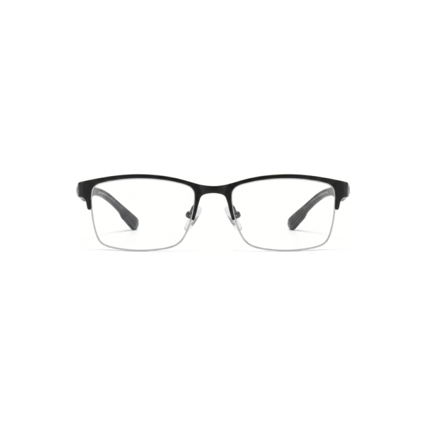 Gafas Browline Negra Plateada — montura de moda premium | Aeon Lifestyle