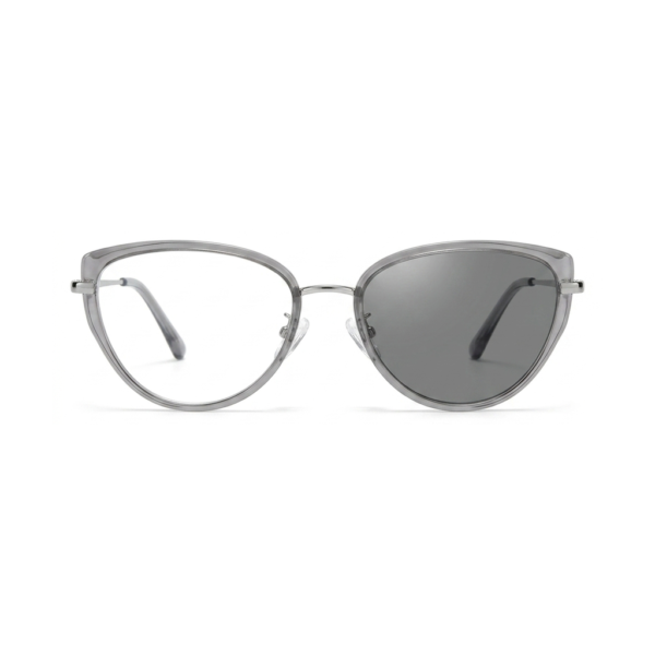 Gafas Cat-Eye Gris Plateada — montura de moda premium | Aeon Lifestyle