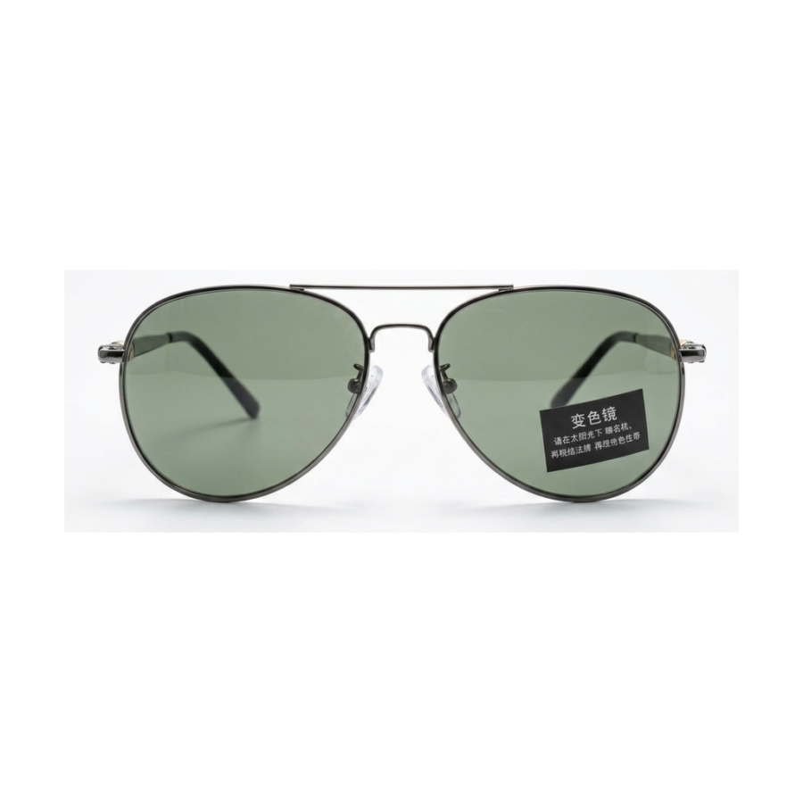 Gafas Aviador Metal Verde — gafas de sol con protección UV400 | Aeon Lifestyle