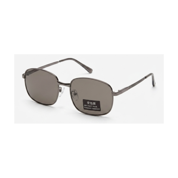 Gafas Cuadrada Metal Gris — gafas de sol con protección UV400 | Aeon Lifestyle