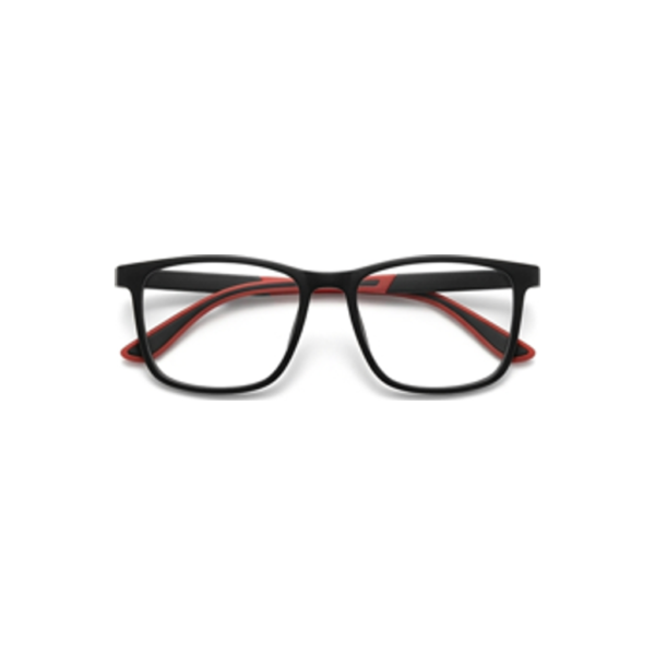 Gafas Rectangular Negra Roja · Fotocromáticas de Descanso — gafas fotocromáticas y de descanso | Aeon Lifestyle